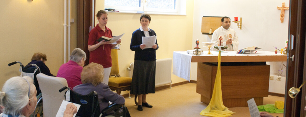 Beim Gottesdienst