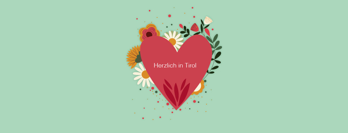 Eine Grafik zeigt ein großes, rotes Herz vor grünem Hintergrund.