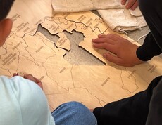 Detailansicht des Workshopmaterials