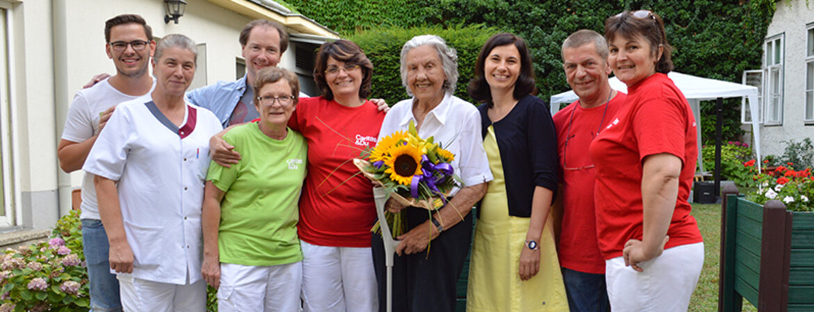 Pauline Meier feierte ihren 90. Geburtstag im Haus Baden
